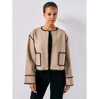Only Cuff Scallop Jacket