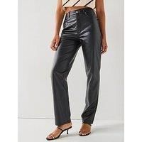 ONLY Women/'s Onlsadie Faux Leather Pants CC OTW, Mauve Wine, XS