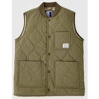 Jack & Jones Junior Boys Hero Liner Gilet - Dusty Olive
