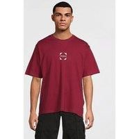 Jack & Jones Dia Back Graphic T-Shirt - Dark Red