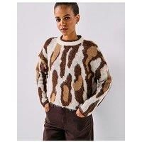 Only Edelie Life Knitted Pullover Jumper - Multi