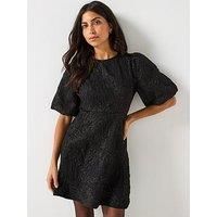 Jdy Dora Short Sleeve Dress - Black