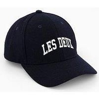 Les Deux Wool Snapback Baseball Cap - Navy