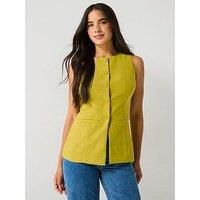 Vero Moda Josie Waistcoat - Green