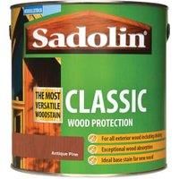 2.5lt Sadolin Classic All Purpose Woodstain Mahogany Teak Walnut and all colours