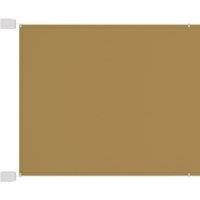 Vertical Awning Beige 100x1200 cm Oxford Fabric
