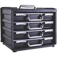 Raaco Filling Cabinet Handybox Organiser 4 Drawers 56 Compartment Wall-Mountable