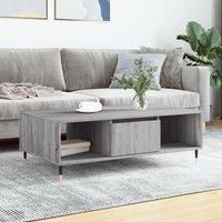 Coffee Table Grey Sonoma 104x60x35 cm Engineered Wood