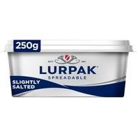 Lurpak Slightly Salted Spreadable Blend of Butter and Rapeseed Oil 250g