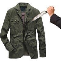 New Self Defense Anti Stab Anti Hack Retro Jacket Full Body Defense Flexible Safety Tactics Military