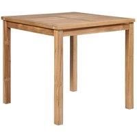 Garden Table 80x80x77 cm Solid Teak Wood