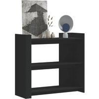 Berkfield Home Console Table Black 100x35x90 cm Engineered Wood | Size: 100 x 35 x 90 cm