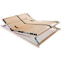 Slatted Bed Base with 28 Slats 7 Zones 120x200 cm