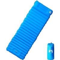 Berkfield Home Self Inflating Camping Mattress with Pillow 1-Person Blue