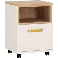 Furniture To Go | 4KIDS, Oak, Orange, 1 Door Desk Cabinet