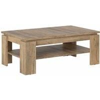 Rapallo Large Coffee Table In Chestnut And Matera Grey