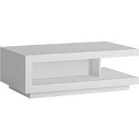 Lyon Designer Coffee Table In White And High Gloss