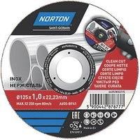 Norton Stainless Steel Metal Cutting Disc 5" (125mm) x 1 x 22.2mm (6679V)
