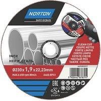 Norton Stainless Steel Metal Cutting Disc 9" (230mm) x 1.9 x 22.2mm (3751V)