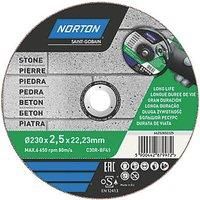 Norton Masonry/Stone Stone Cutting Disc 9" (230mm) x 2.5mm x 22.2mm (1716X)