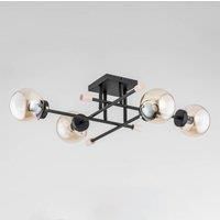 Euluna Sinzig ceiling light in black and gold