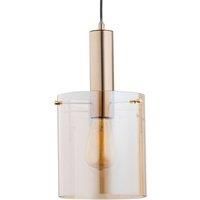 Alfa Calena pendant light, one-bulb, gold
