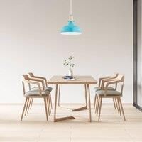 Alfa Solo Gem pendant light, light blue, 23 cm, metal