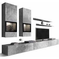 Arte-N ARTE- N Baros 10 Entertainment Unit - Concrete Grey