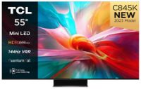 55C845K 55" 4K Ultra HD Mini LED QLED C84K HDR Android Smart TV (Google Assistant, Google TV, Dolby Atmos, 144Hz Motion Clarity Pro, 2.1 Onkyo Sound System) (55")