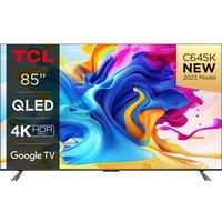 TCL 85C645K 4K UHD QLED 85" Smart TV - Black