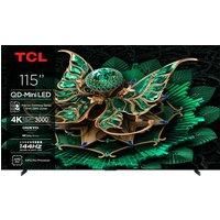 TCL 115C7K UK 115 4K HDR UHD Smart QD Mini LED TV Dolby Vision IQ Dolb