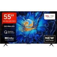 TCL 55C6KS-UK 55 Inch QLED 4K Ultra HD Smart TV Bluetooth WiFi