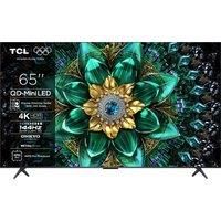 TCL 65Q6C-UK QD-Mini LED TV, 4K HDR Premium 1000nits, Smart TV Powered by Google TV (Dolby Vision IQ & Atmos, Onkyo 2.1 Sound System, 144Hz Motion Clarity Pro, Game Master, 2025 New Model)