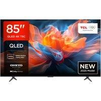 TCL 85T8C-UK 85" 4K 144Hz Gaming QLED Onkyo 2.1 Dolby Atmos Google TV with Dolby Vision & HDR 10+ BBC iPlayer (2025 New Model)