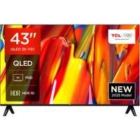 TCL 43V5C UK 43 2K HDR HD Smart QLED TV HDR10 Dolby Audio