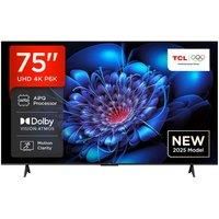 TCL 75P6K-UK 75" 4K Ultra HD, HDR TV, Smart TV Powered by Google TV (Dolby Audio, Voice Control, compatible with Google assistant, Chromecast built-in, 2025 New Model)