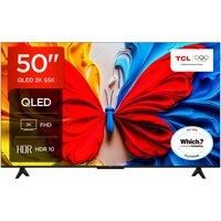 TCL 50V5C UK 50 2K HDR HD Smart QLED TV HDR10 Dolby Audio