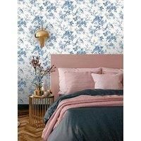 Rasch Elegant Home Chinoiserie Exotic Birds Floral Leaf Flowers Leaves Wallpaper