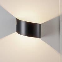 EMIBIG LIGHTING Vero wall light made of painted steel, black