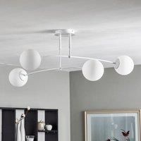Euluna Pregos 4 ceiling light, 4-bulb, white