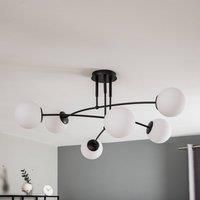 EMIBIG LIGHTING Pregos 6 ceiling light in black, 6-bulb