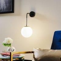 EMIBIG LIGHTING Ognis K1 wall light spherical lampshade black/gold