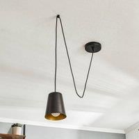 EMIBIG LIGHTING Link hanging light, 1-bulb, black