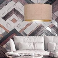 EMIBIG LIGHTING Jari hanging light fabric 1-bulb, rose gold