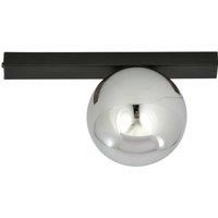 EMIBIG LIGHTING Fit ceiling lamp, black/graphite, one-bulb