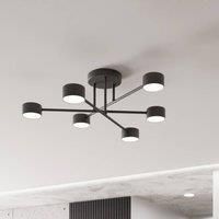 EMIBIG LIGHTING Ceiling light Mode 6, steel, 6-bulb, GX53, black