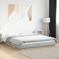 Berkfield Home Bed Frame without Mattress Grey Sonoma 160x200 cm