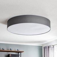 TK Lighting Rondo ceiling light, grey 80 cm