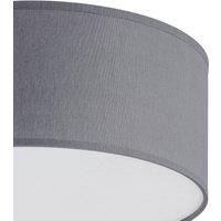 TK Lighting Rondo ceiling light, grey, 50 cm