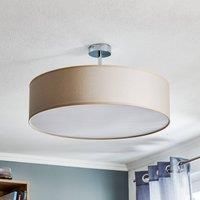 TK Lighting Rondo semi-flush ceiling light, cream 60cm